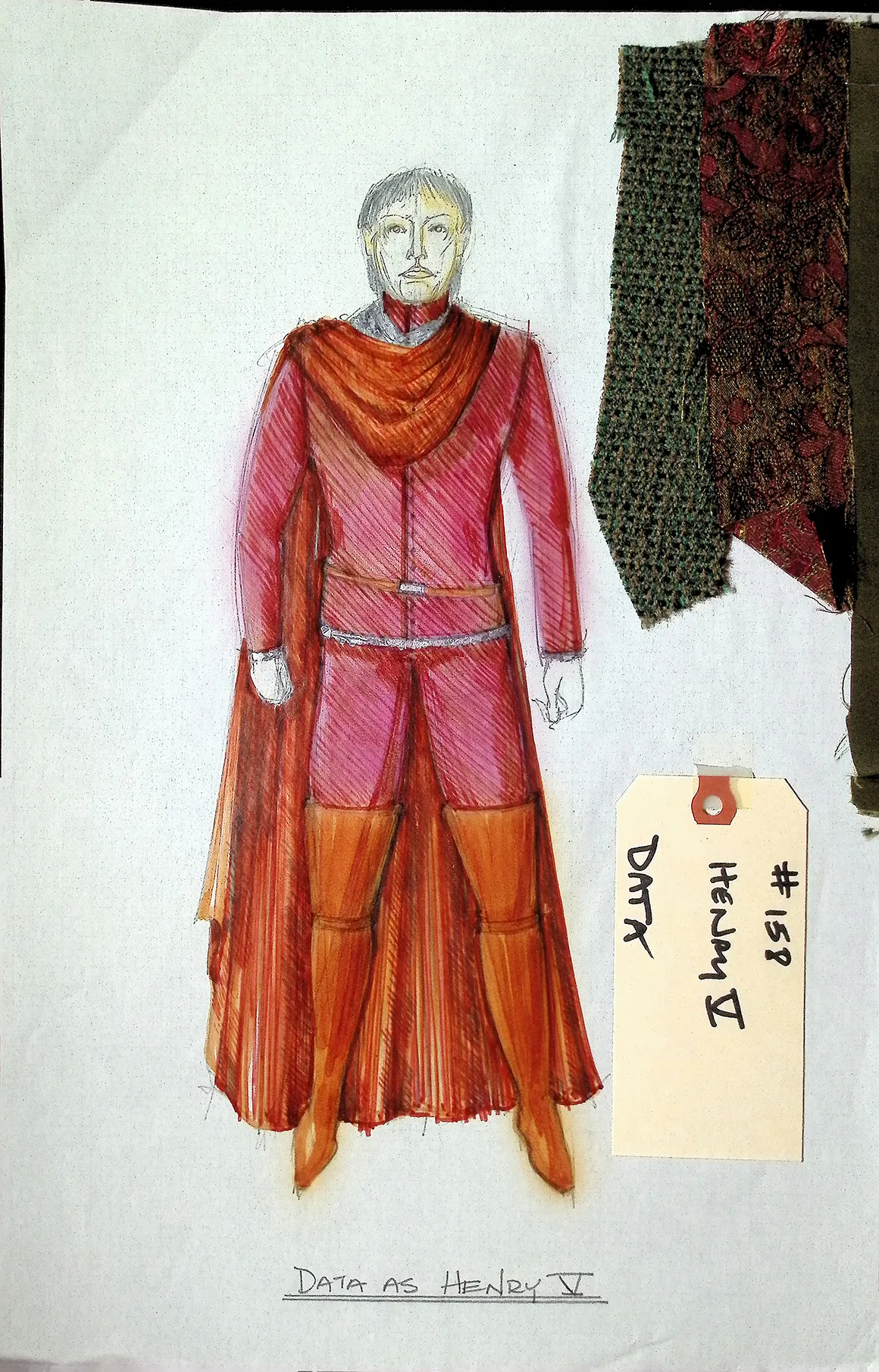 Data as Henry V Concept Art