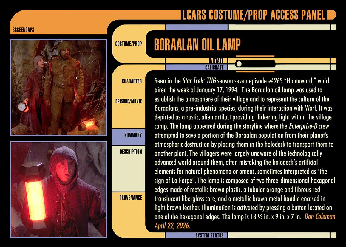 Description Card