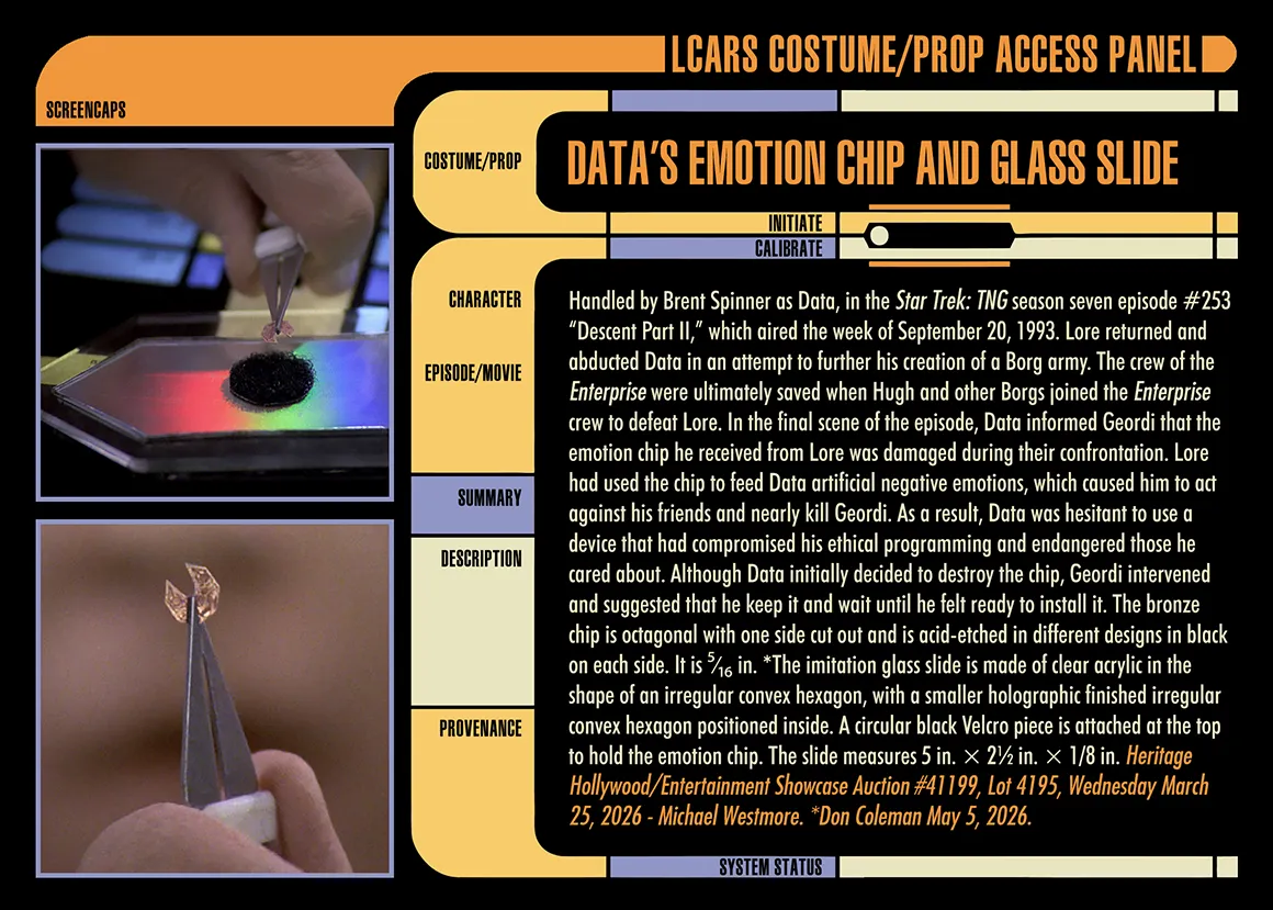 Description Card