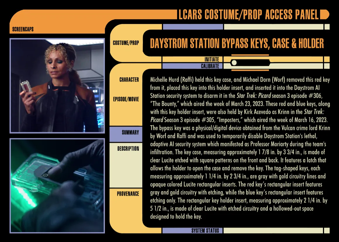 Description Card