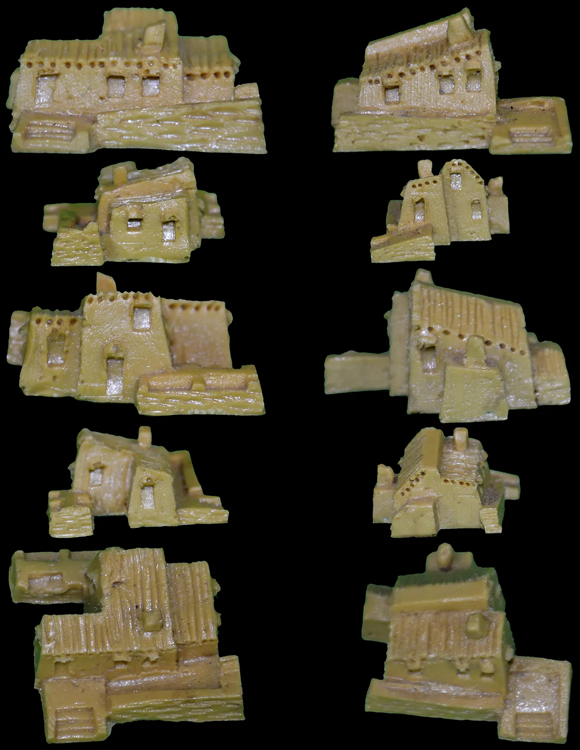 Miniature Buildings from Old Bandi City