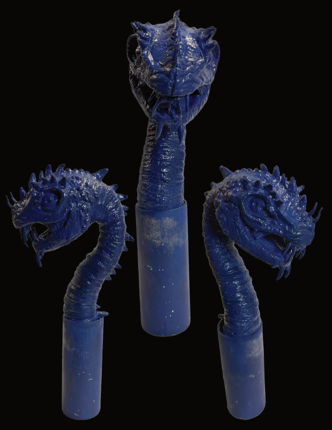 Blue Screen Ophidian Creature