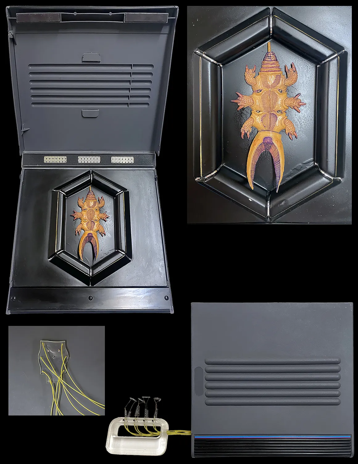 Alien Parasite and Carrying Case