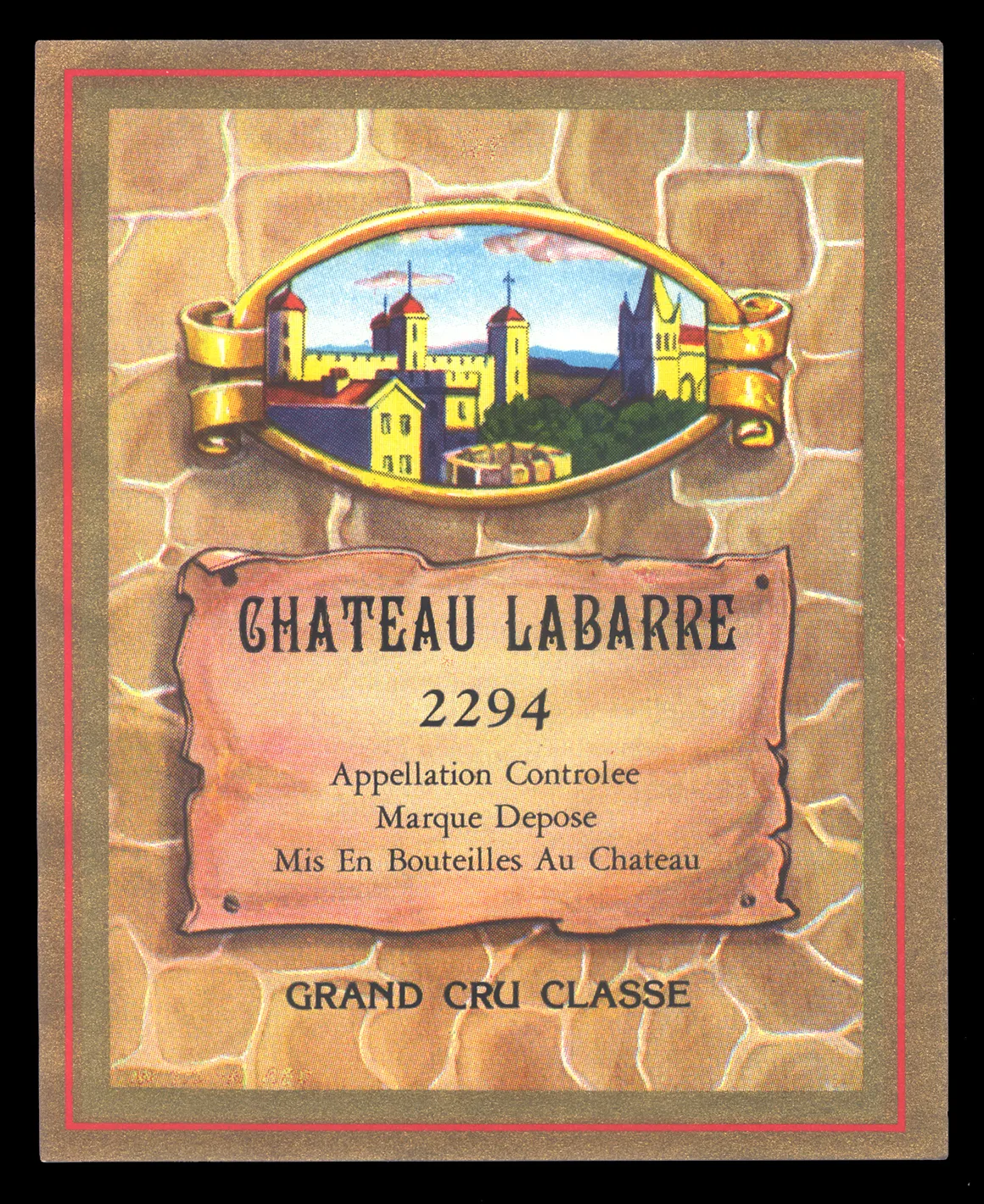 Chateau La Barre 2294 Label