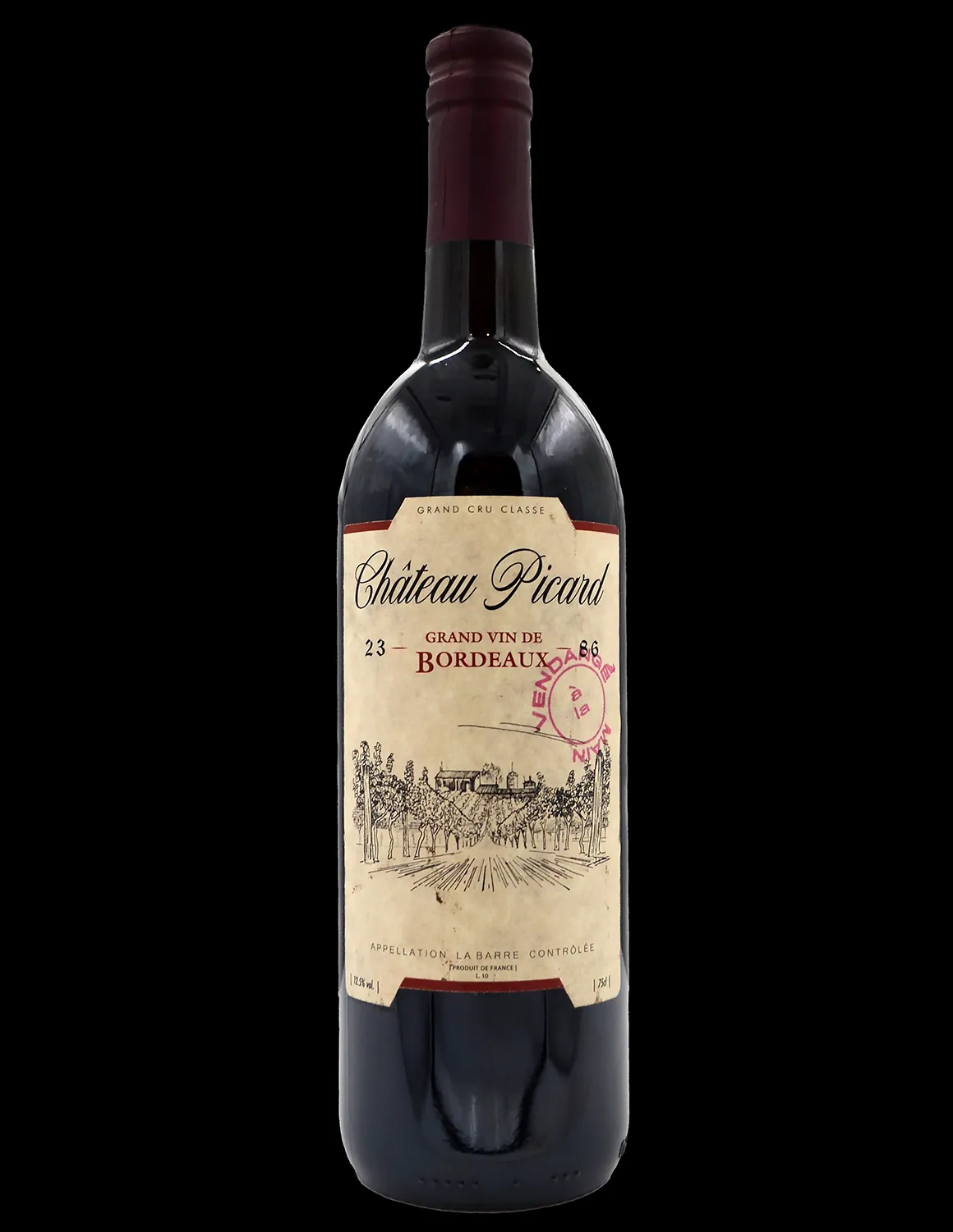 Château Picard Wine Bottle - Bourgogne 2386