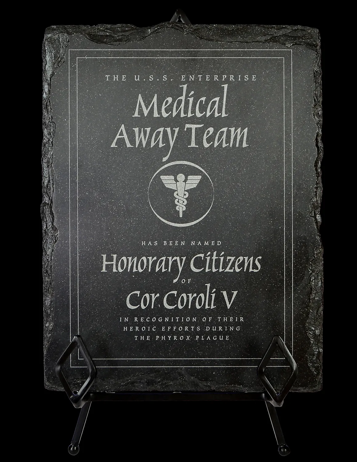 Dr. Beverly Crusher’s Cor Caroli V Award