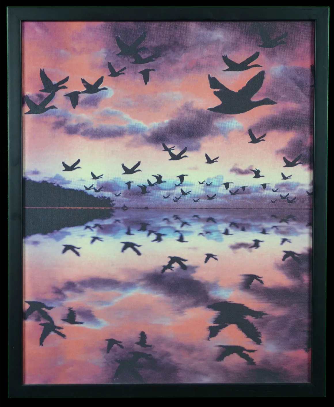 Data's Flock of Birds Painting