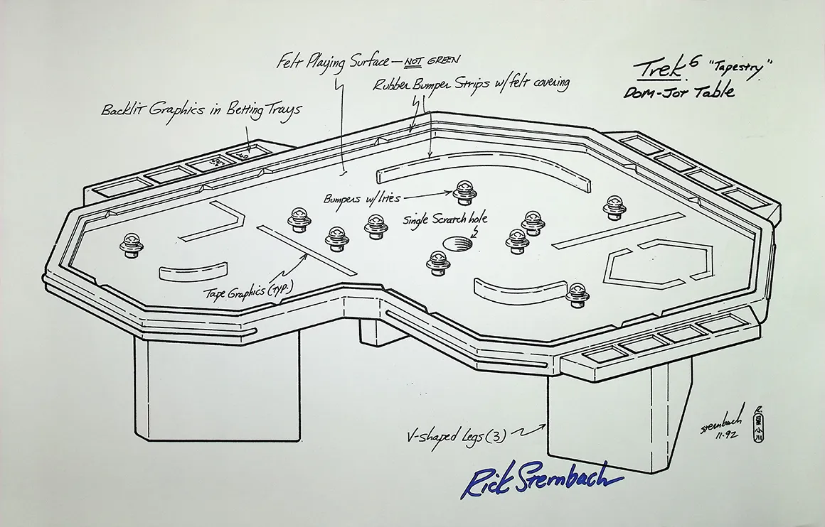 Dom-Jot Table Sketch