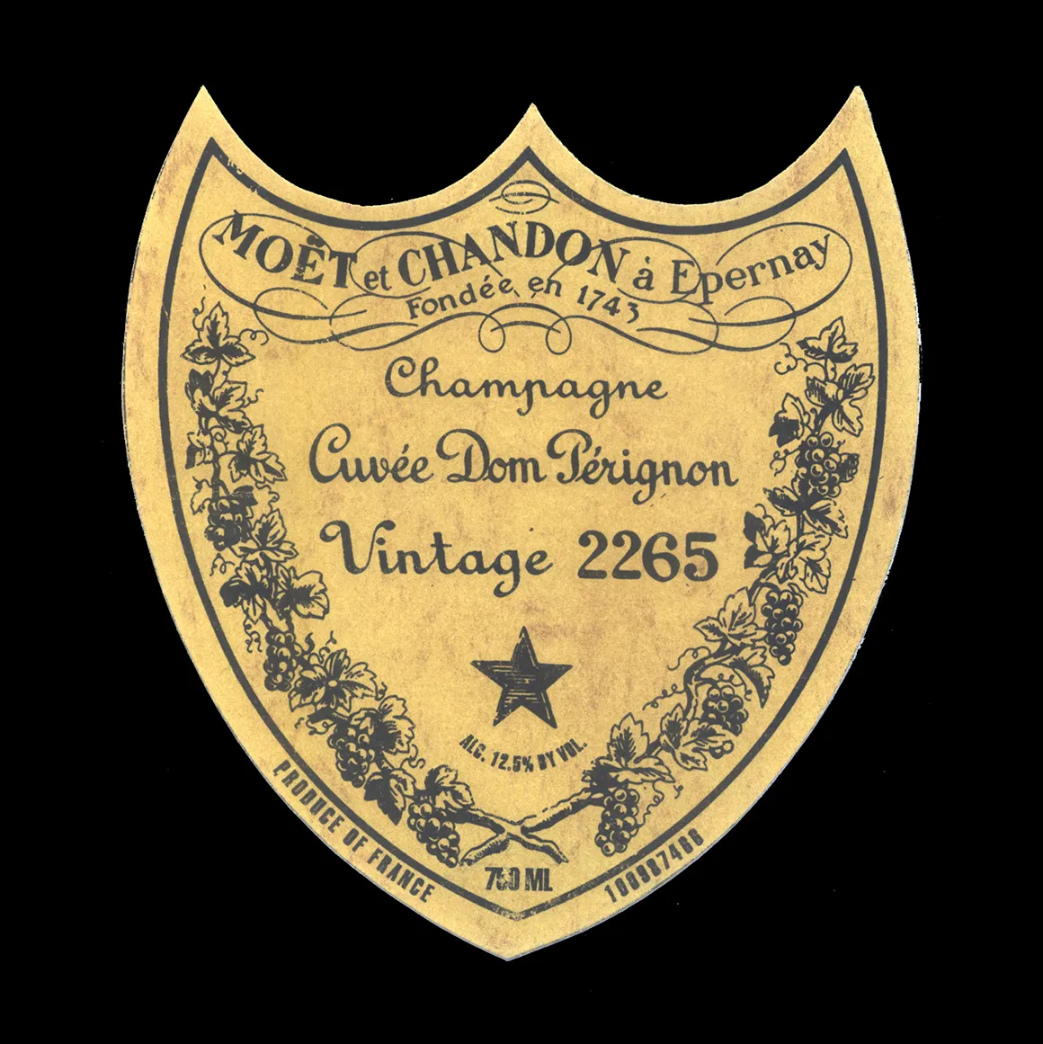 Dom Perignon Label