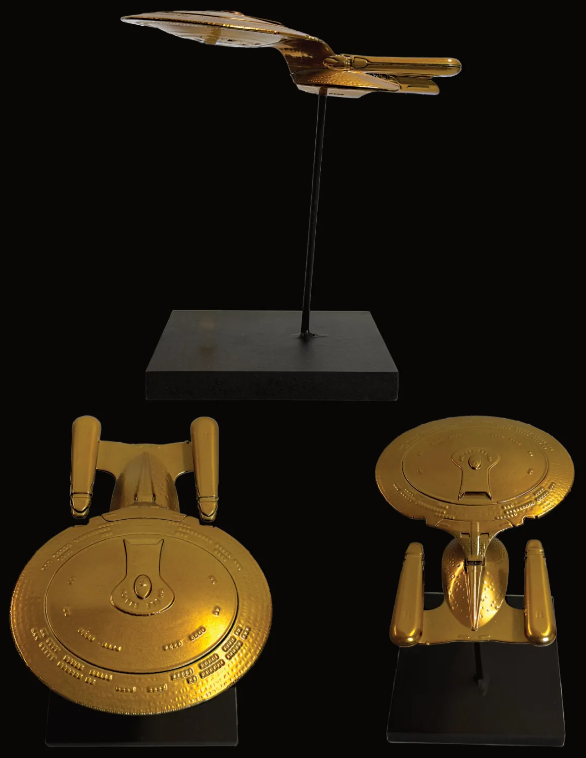 Jack Crusher’s Enterprise D Model and Stand