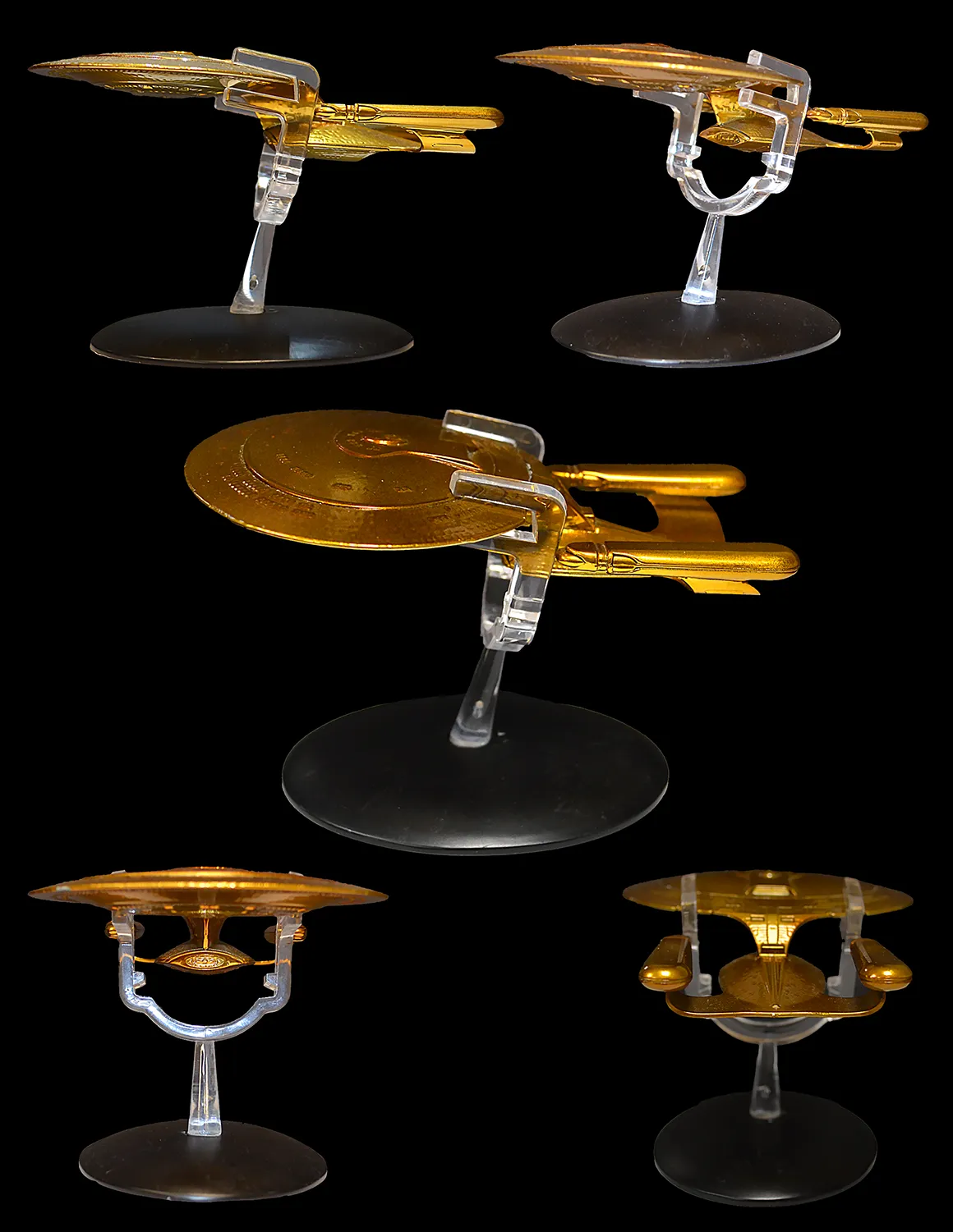 Enterprise D Model and Stand
