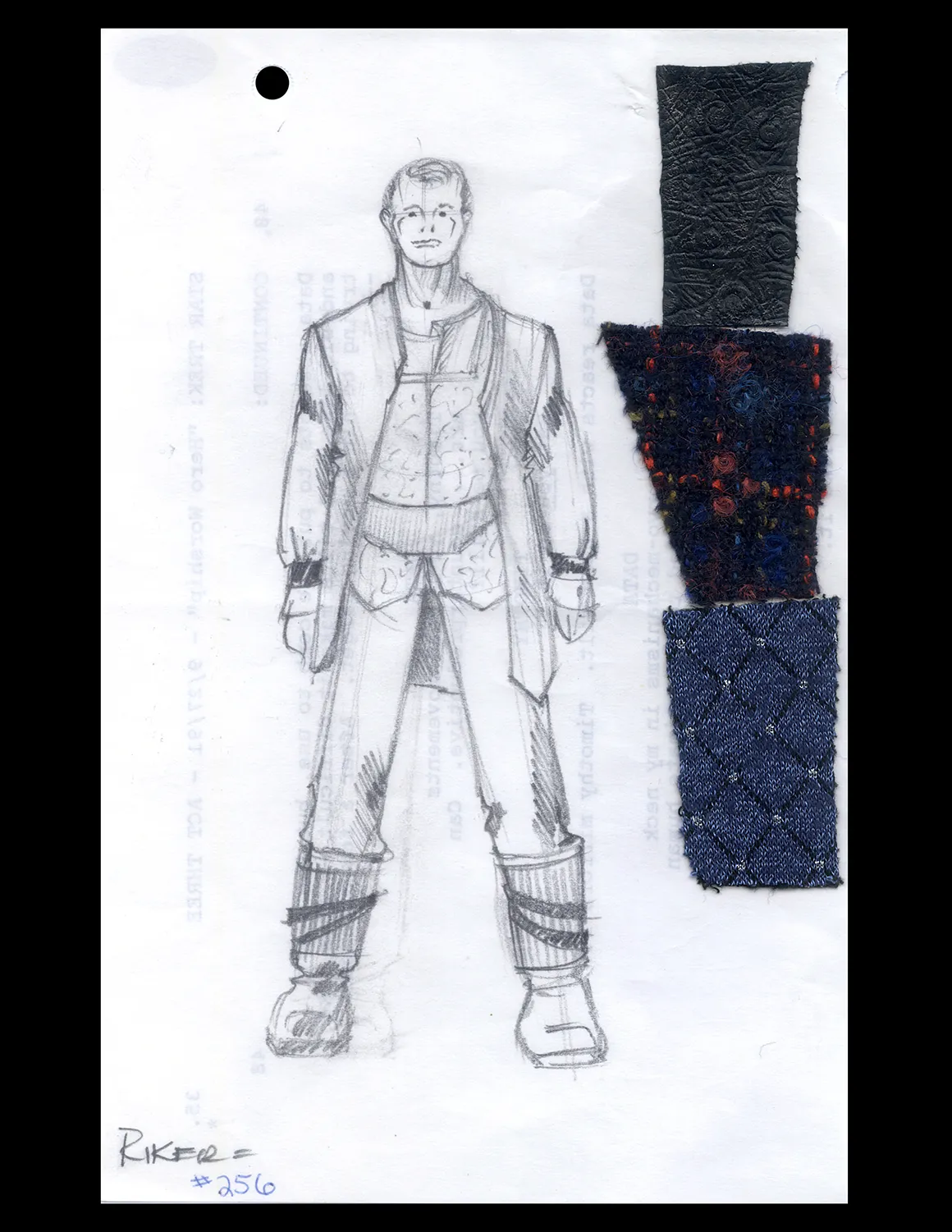 Riker’s Gambit Costume Concept Artwork