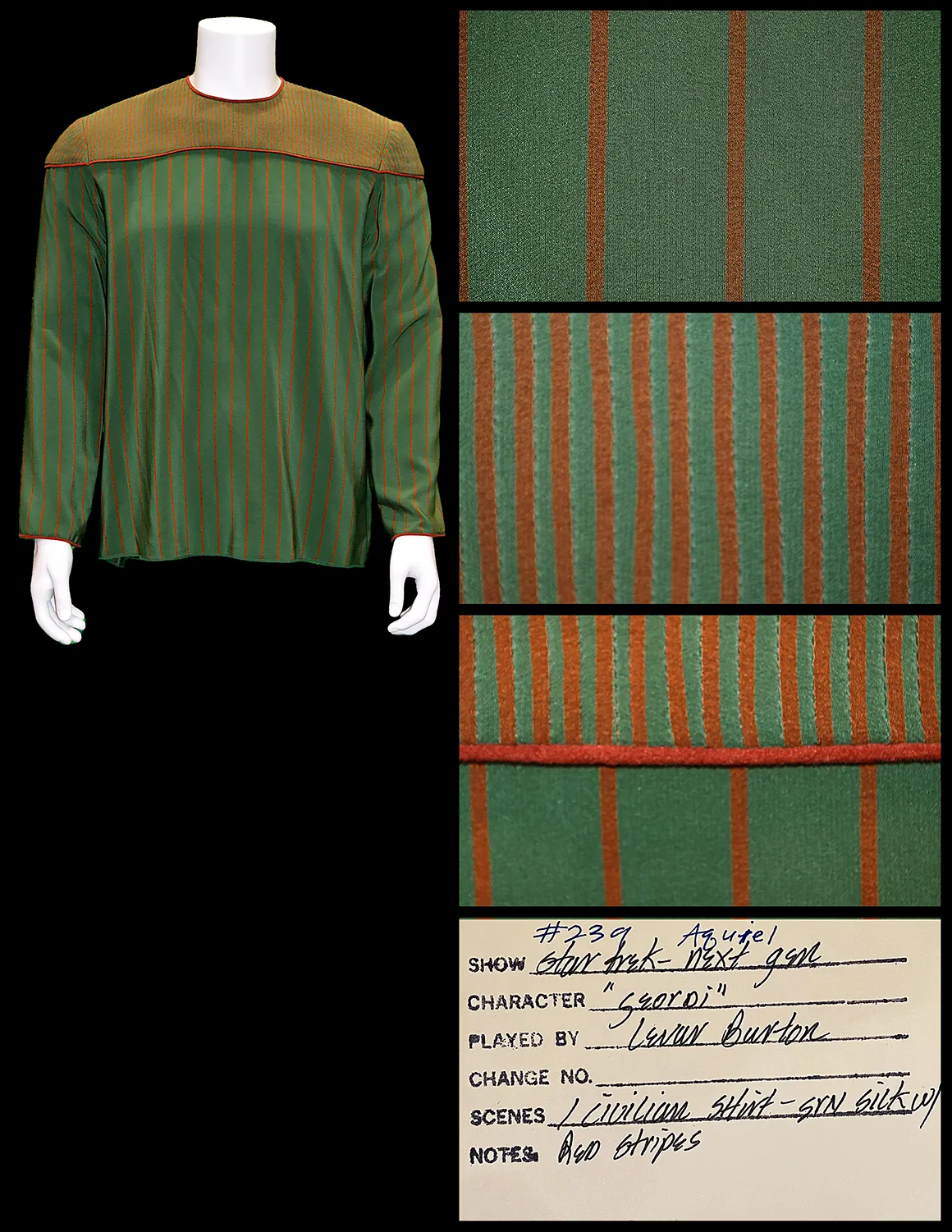 Geordi La Forge's Ten Forward Date Shirt