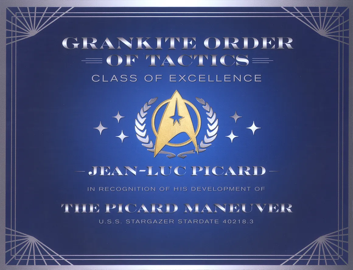 Grankite Order Certificate