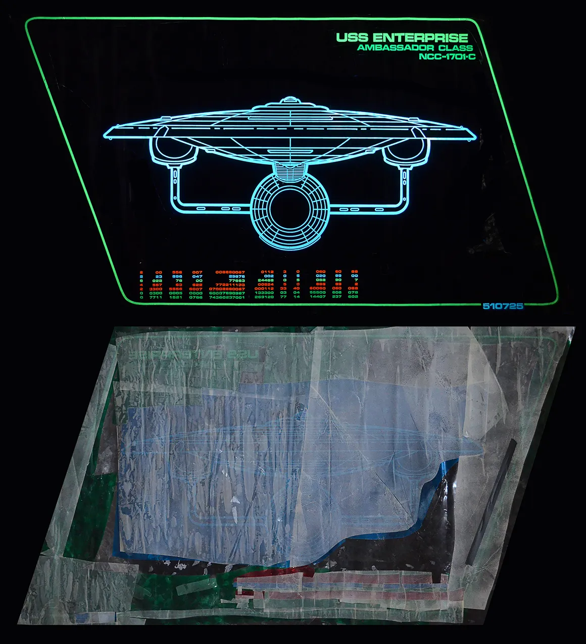 Enterpirse-C Graphic LCARS Panel