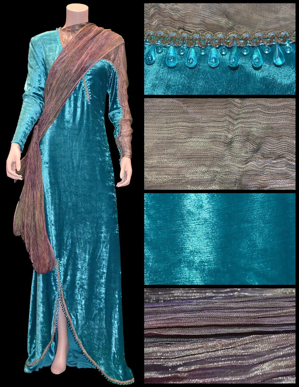 Lwaxana Troi's Aqua Gown