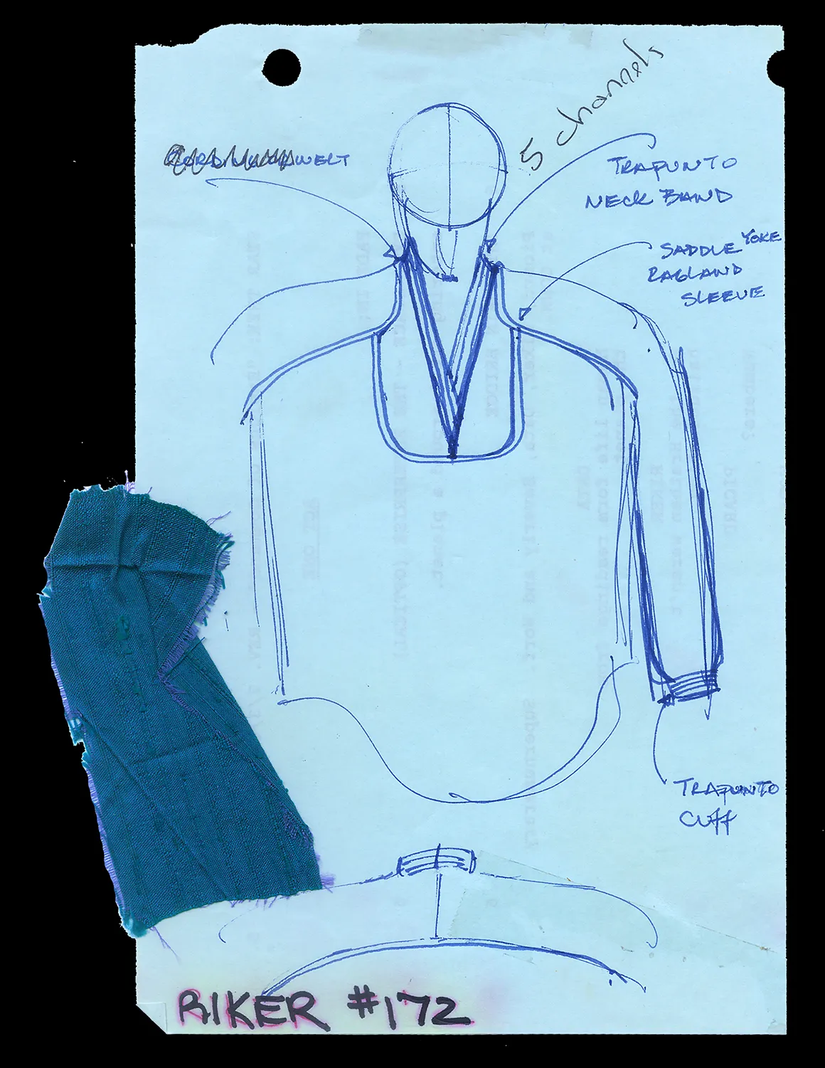 Riker’s Ménage à Troi Blue Shirt Concept Artwork