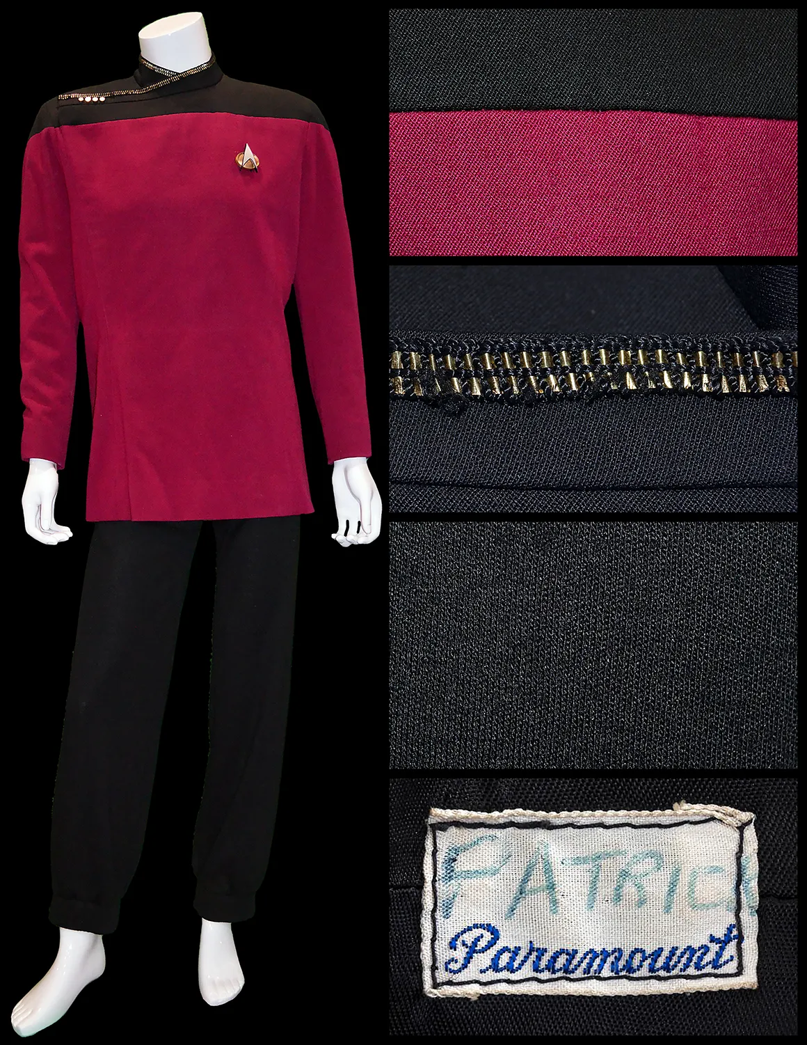 Captain Picard's Type C Dress Starfleet Uniform