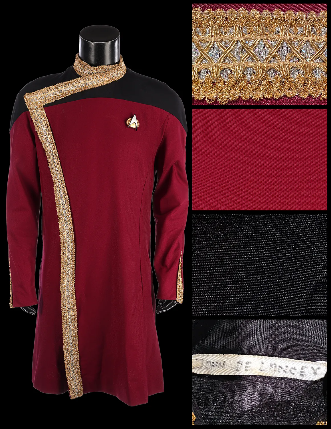 Q Admiral Starfleet Uniform Tunic