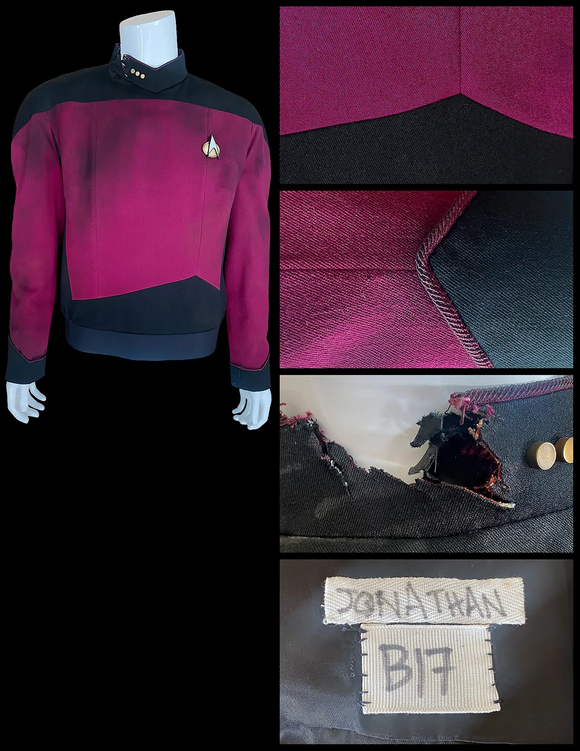 William Rikers Distressed Death Jacket