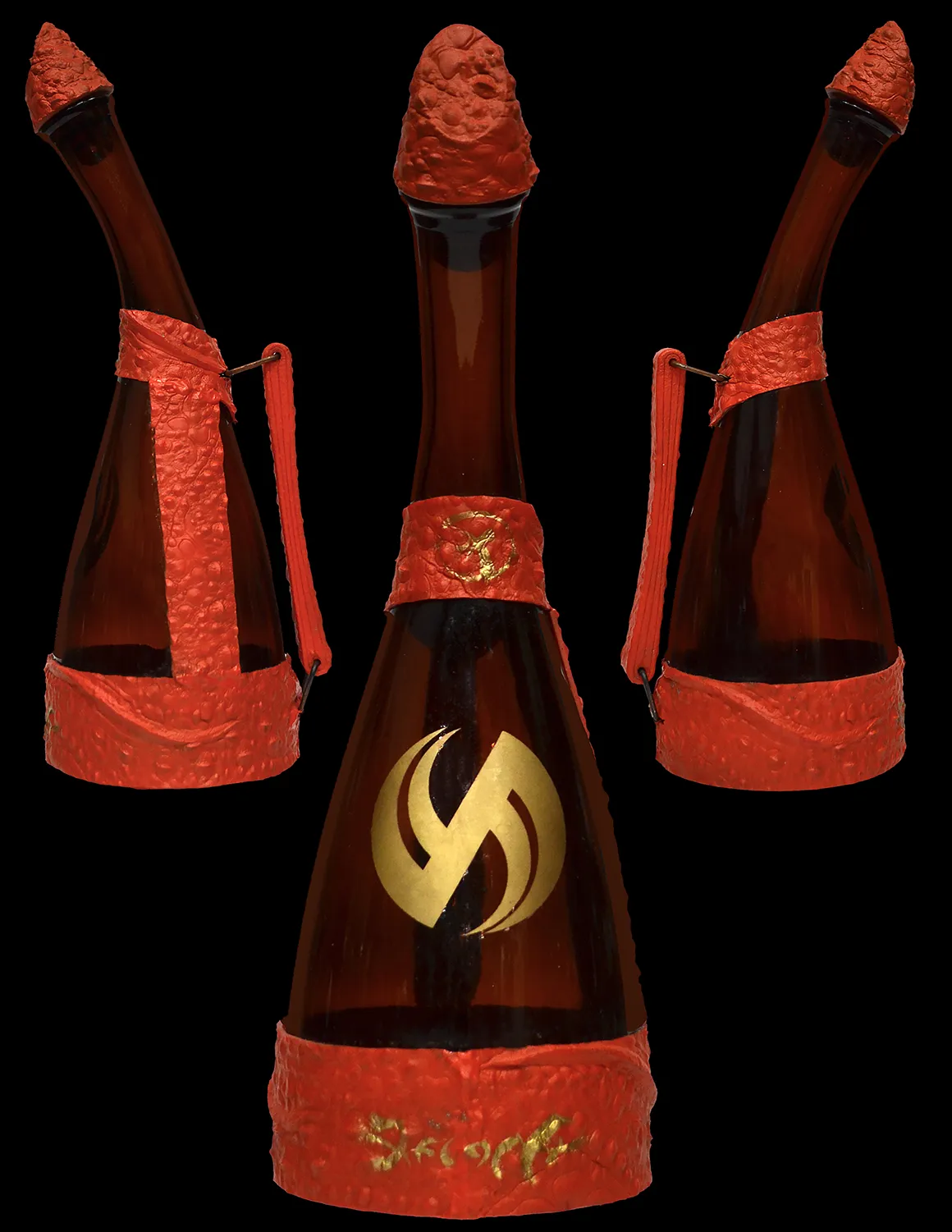 10 Forward Bar Saurian Brandy Bottle