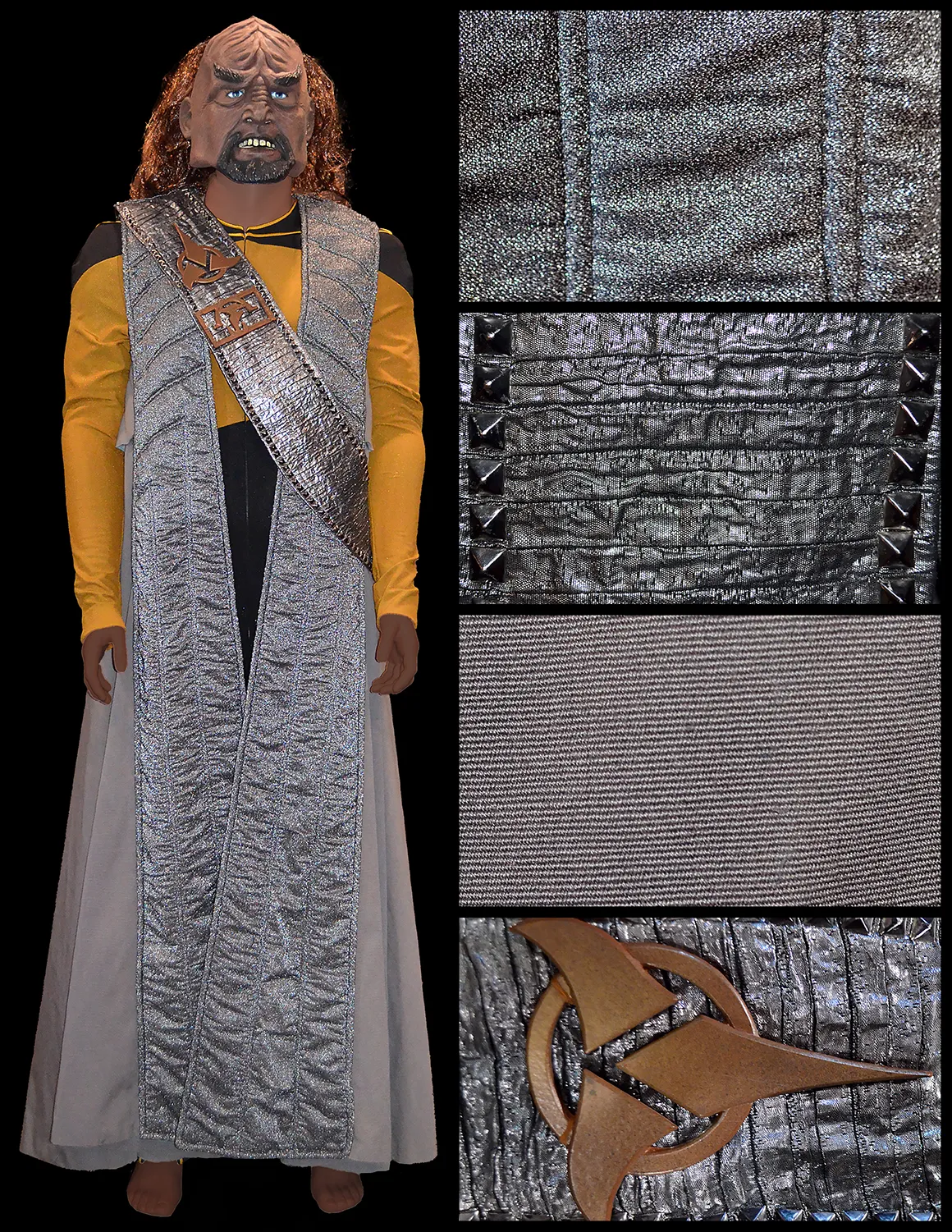 Worf's Klingon R'uustai Baldric and Tabard