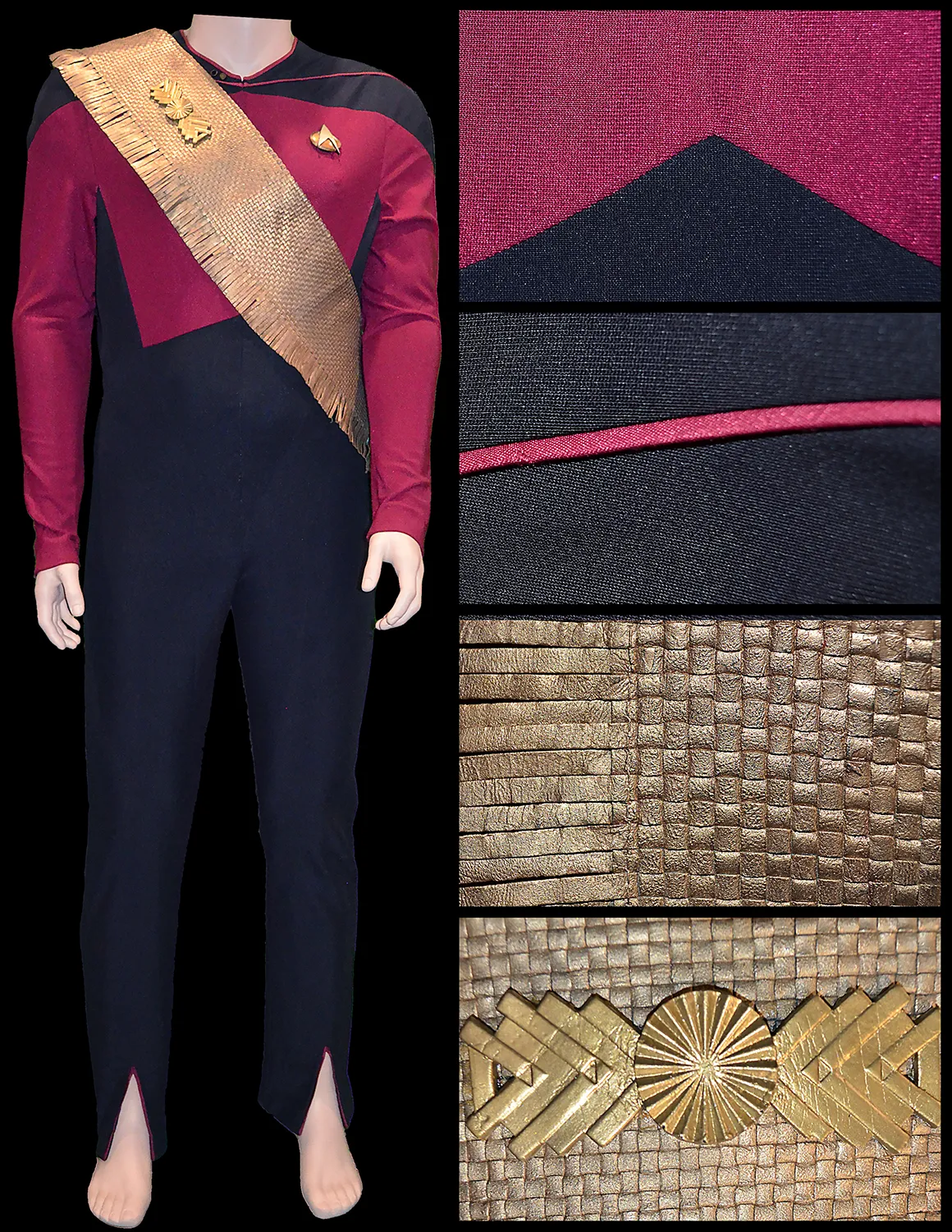 Worf’s First Season Uniform and Baldric