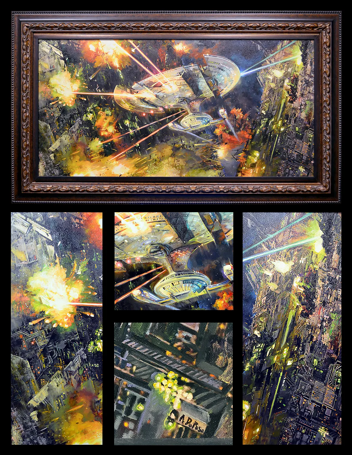 World Razer Oil Painting